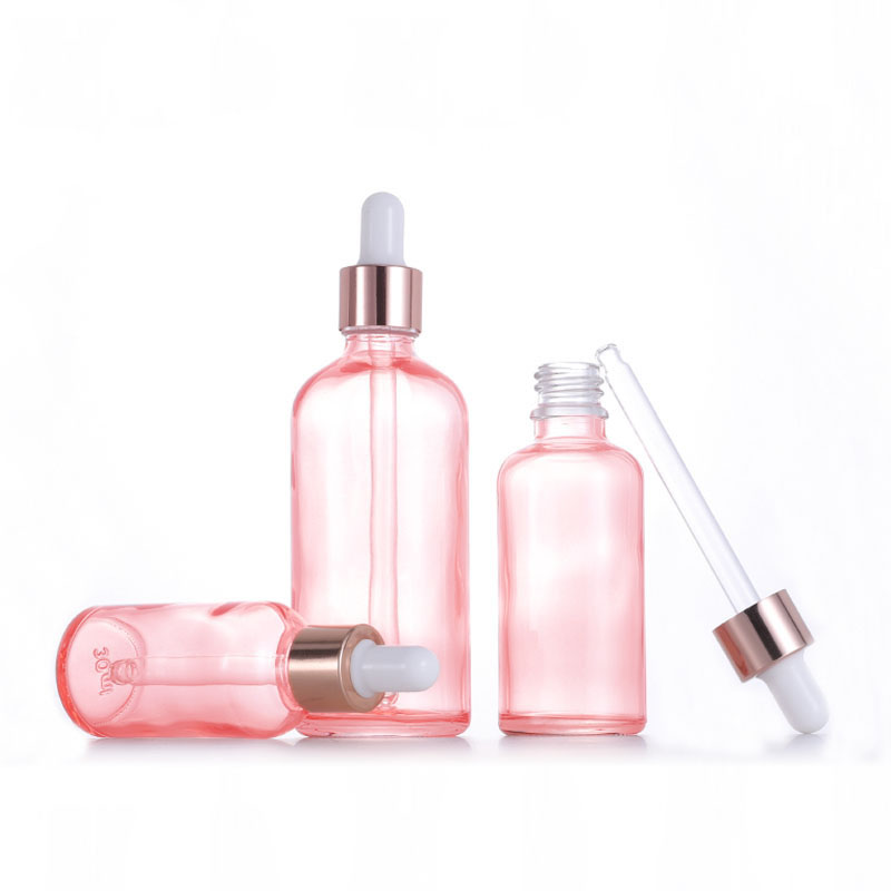 glass essential oil bottles