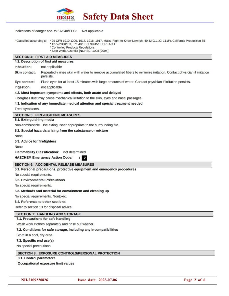 MSDS