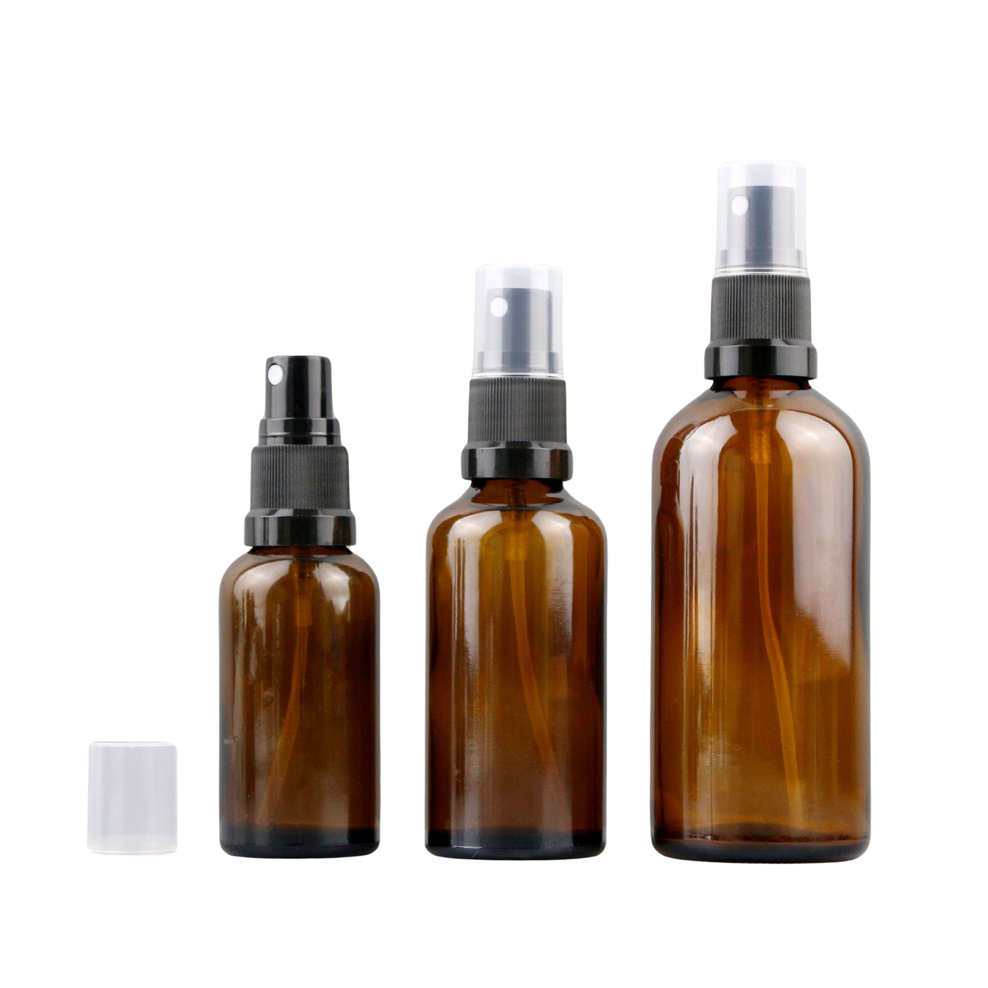 essential oil spray bottle with tamper evident sprayer