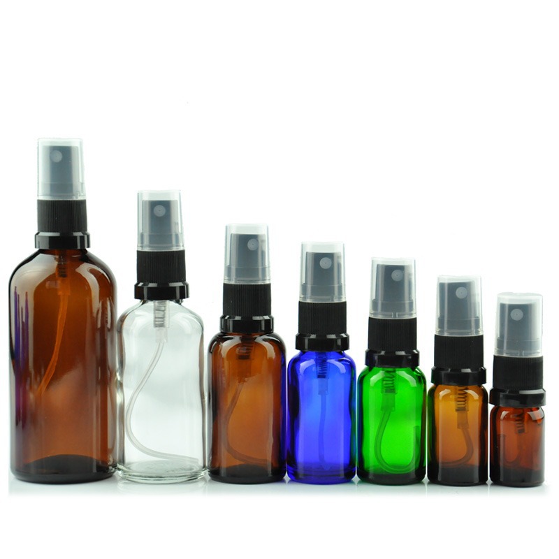 essential oil spray bottle with tamper evident sprayer
