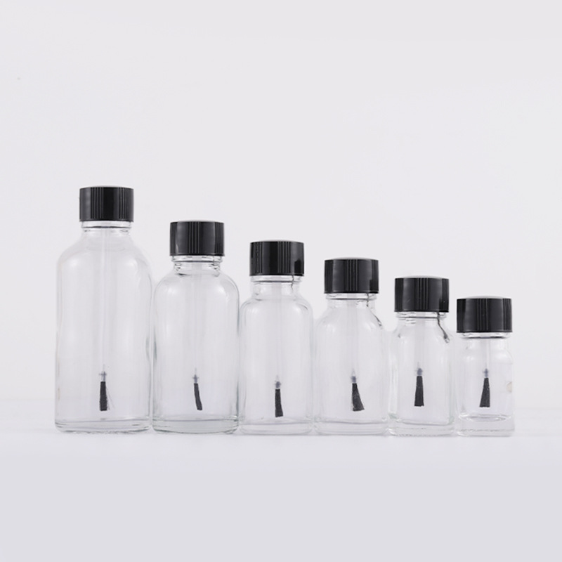 Empty Essential Oil Glass Bottles with Brush Cap Applicator