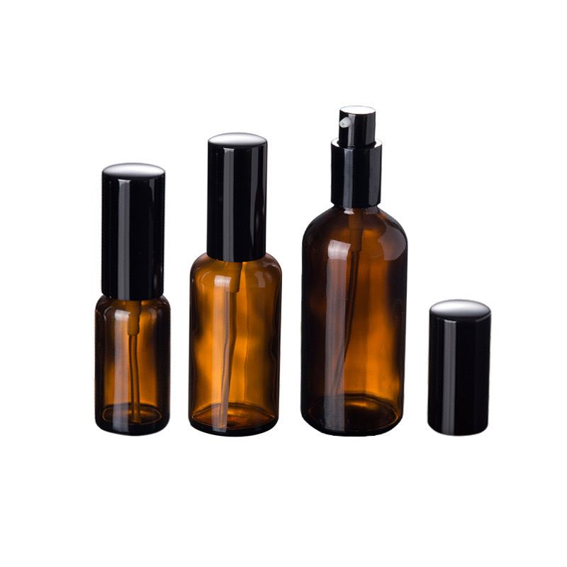 hair oil bottle with aluminum cream pump