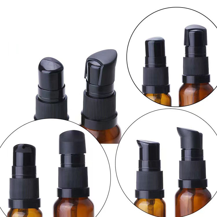 1oz glass hair oil bottle